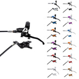 Hope tech 4 v4 disc brake - lever left | silver blue
