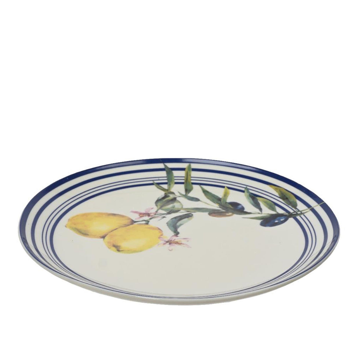 Decoris bord citroen porselein dia20,3cm