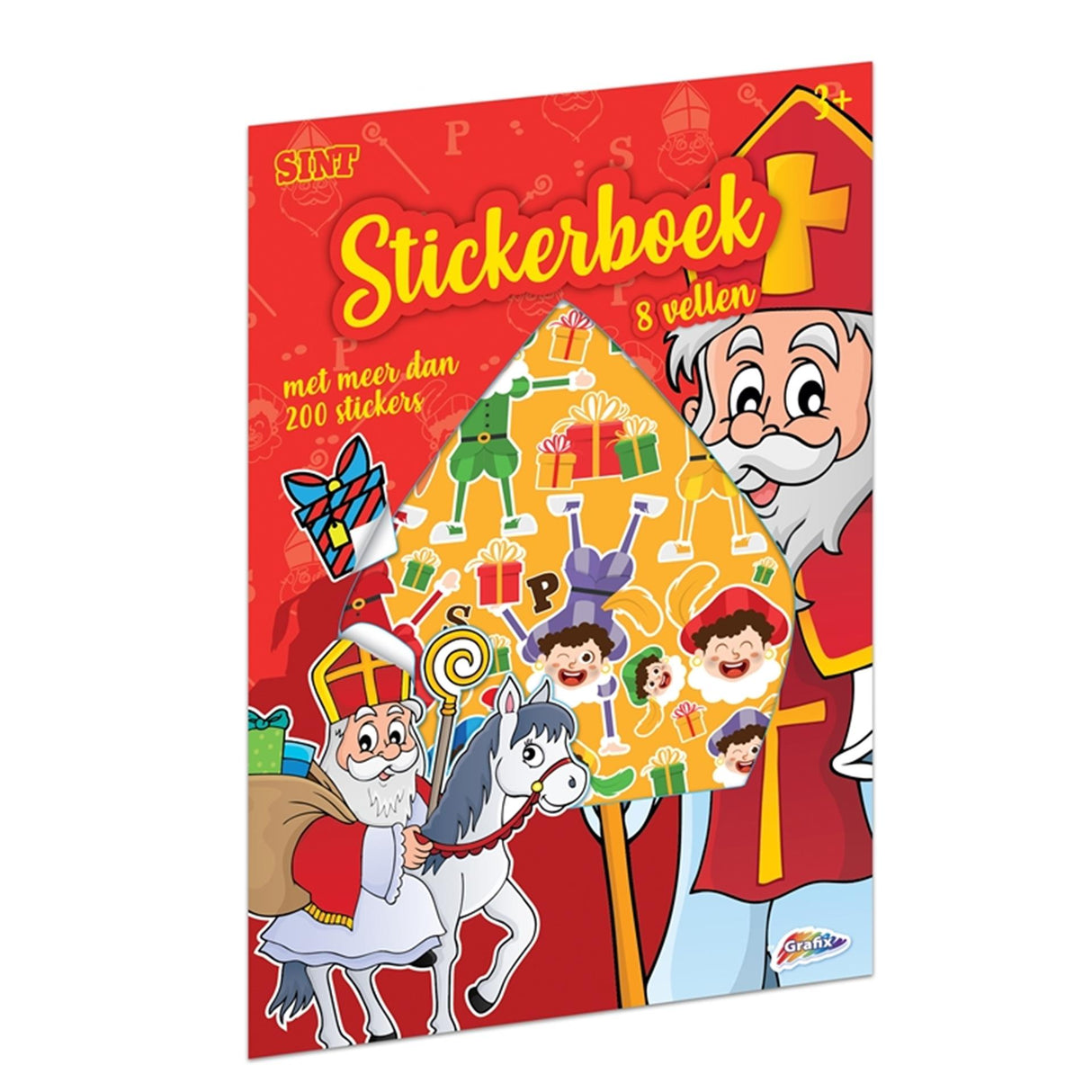 Kreative Handwerksgruppen -Aufkleberbuch Sinterklaas