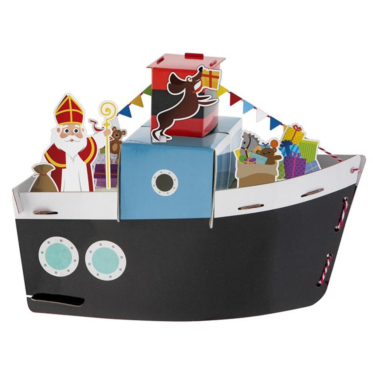 Sinterklaas Craft Set - Machen Sie Ihr eigenes Dampfschiff