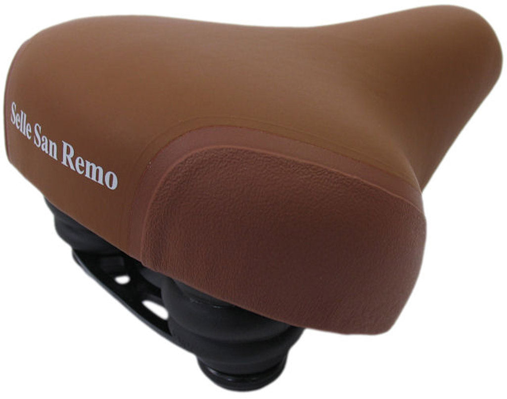 Selle San Remo Zadel Citybike Retro-Bruin with
