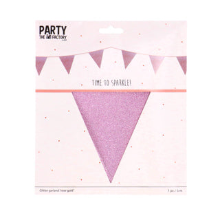 Glitterslinger Roségold 6 Meter