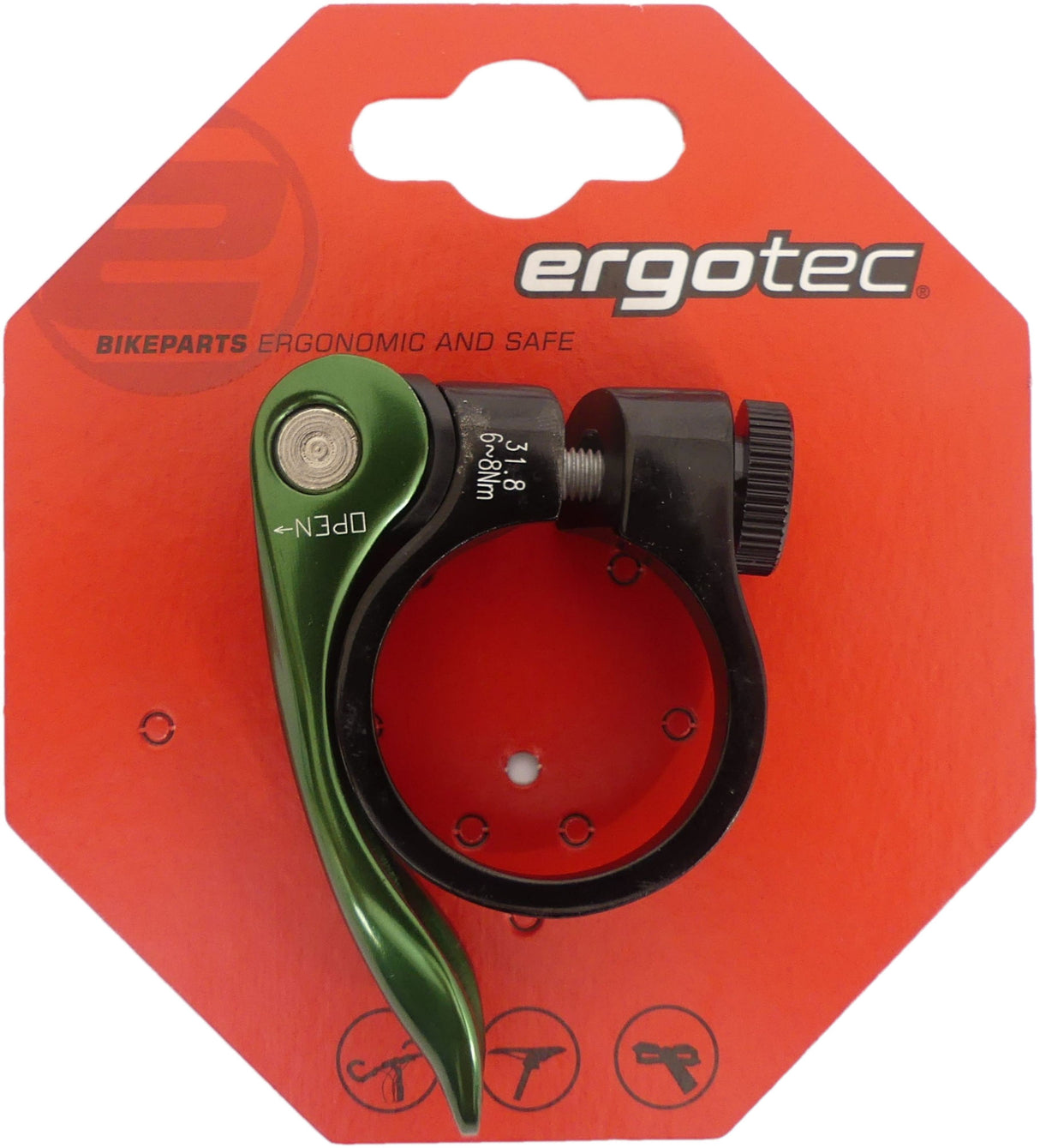 Seat pen clamp SCQ-0100 Ø31.8 Aluminum with
