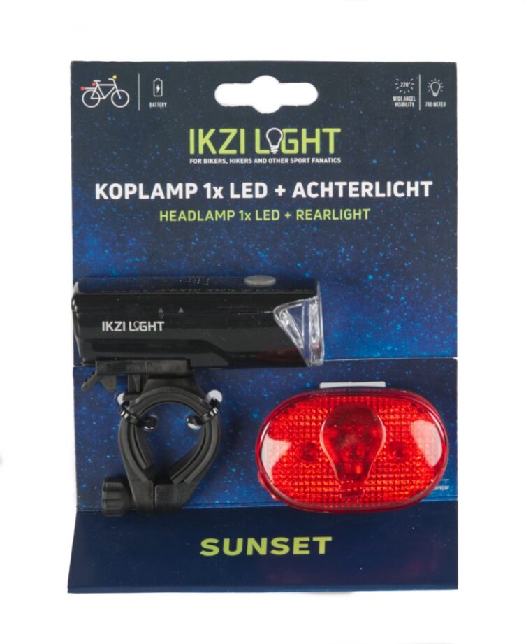 Ensemble d'éclairage ikzi allume la LED du coucher du soleil
