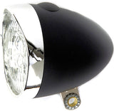 Ceannlampa Retro LED Dubh Battery