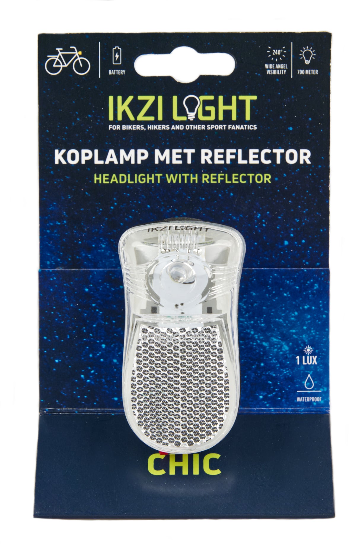 koplamp led batterij wit