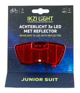 Ikzi Light Junior Tailight Mini 3-LED 80 mm sur carte