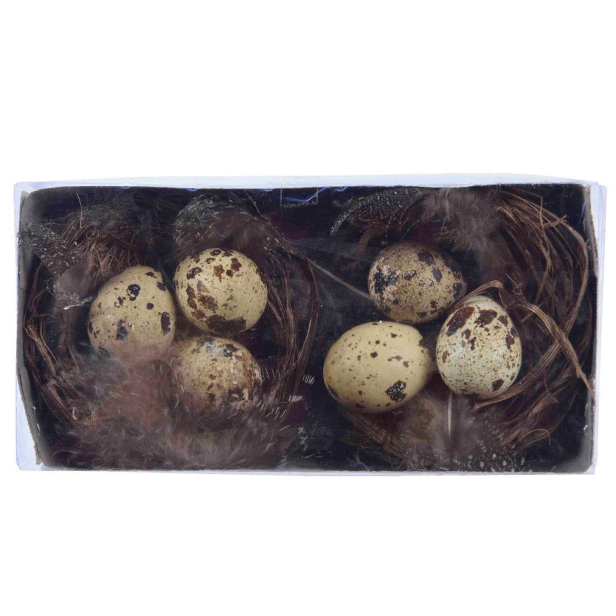 Decoris bird's nest willow set of 2 pieces 8cm