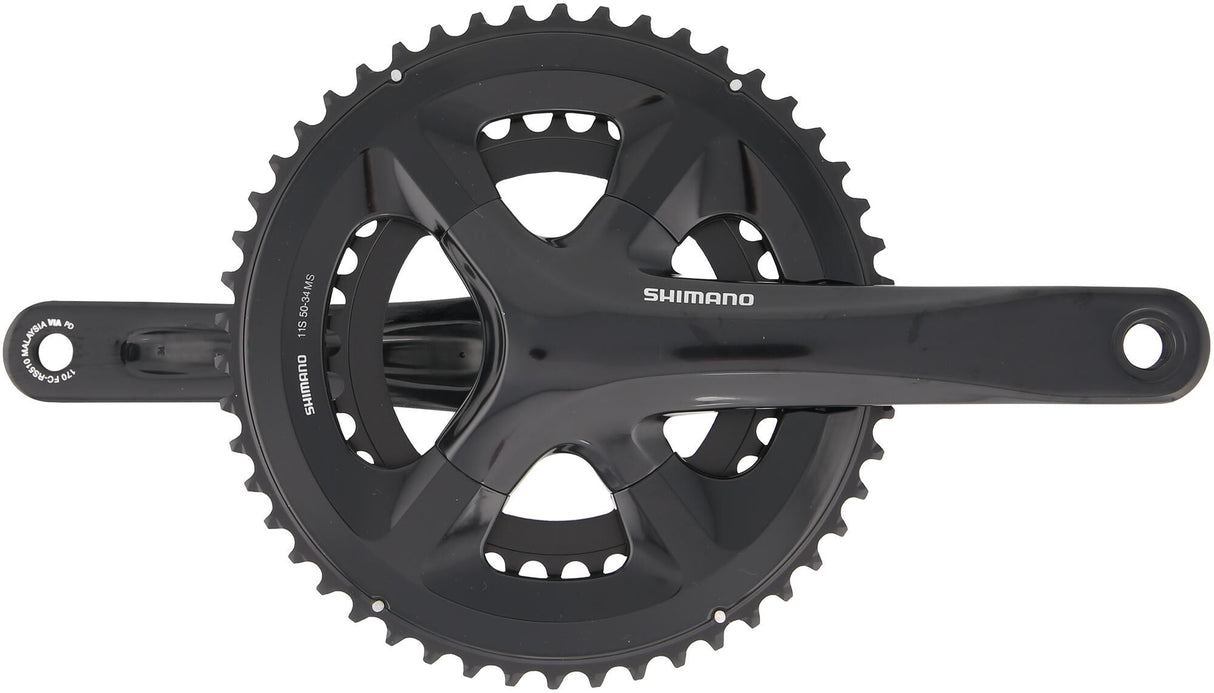Shimano Cranket 2 x 11 Speed ​​Road FC-RS510 175 50-34T с куха ос черен