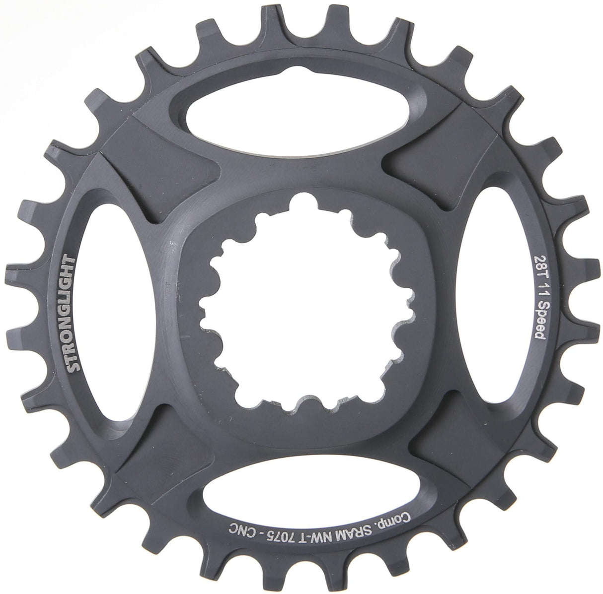 Stronglight kettingblad ht3 mod. 17 chain ring strongl.ht3 28t inner alu black
