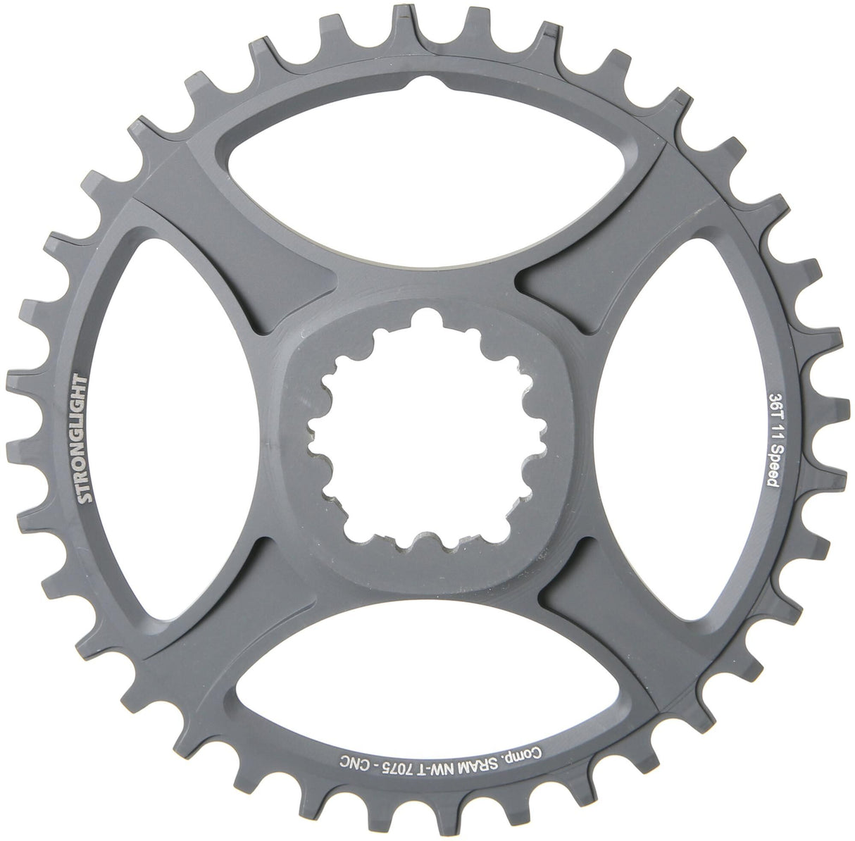 Stronglight chainring ht3 mod. 17 chain ring strongl.ht3 36t inner alu black