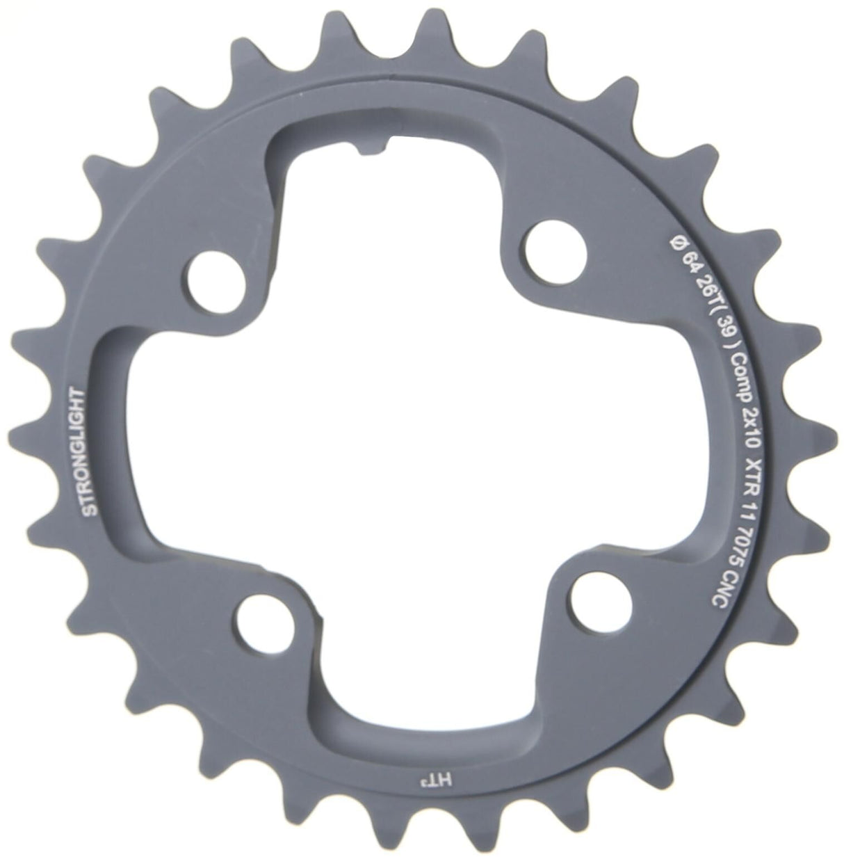 Stronglight mtb kettingblad ht3 mod. 17 chain ring strongl. ht3 26t inner alu black