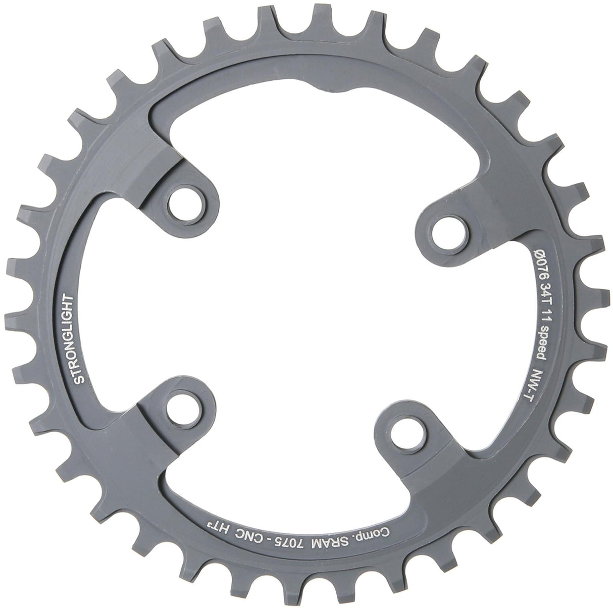 Stronglight chainring ht3 mod. 17 chain ring strongl. ht3 34t inner alu black