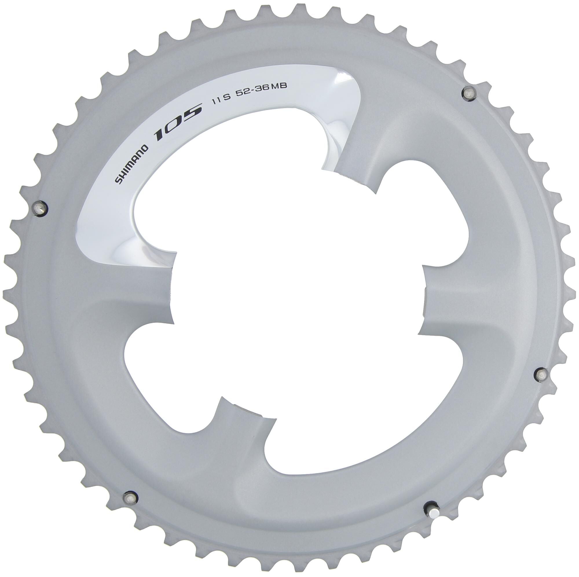 Shimano chainring 105 11v 52t y1ph98120 fc-5800 silver – Tormino