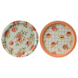 Decoris dienblad metaal ø32cm perzik