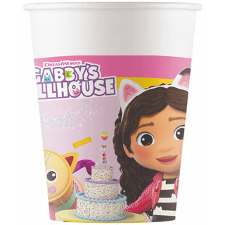 Gabby's Dollhouse Paper Cups, 8 pcs.