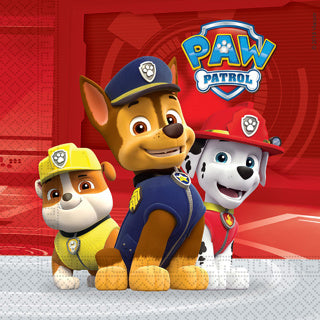Paw patrol ready for action napkins 20pcs 33x33