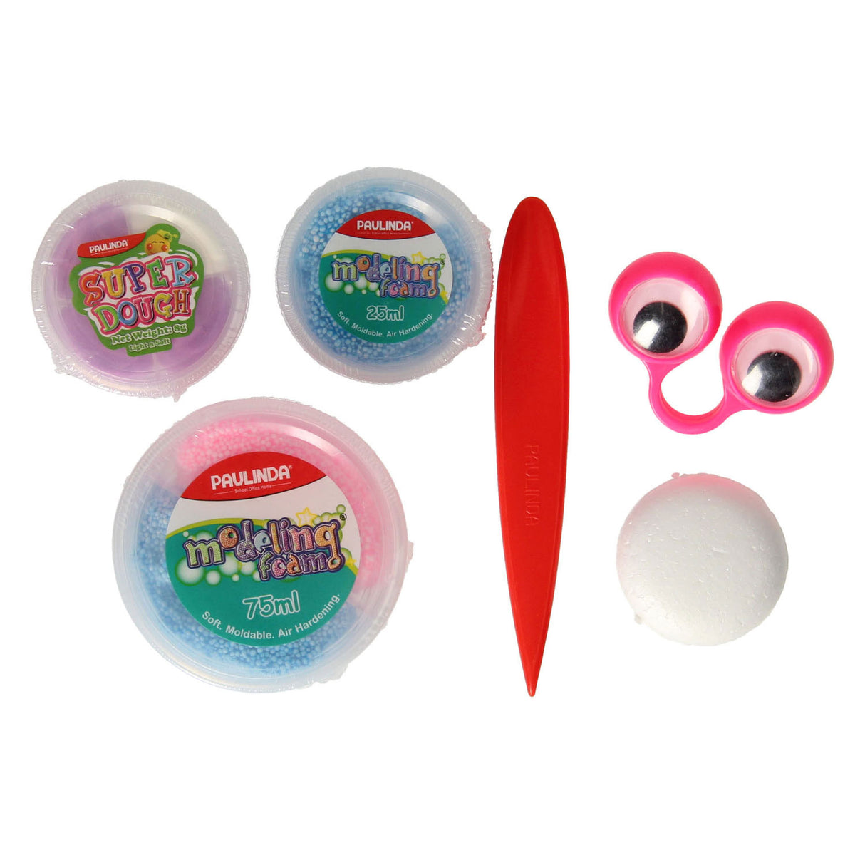Paulinda Craft set store øyne snegle