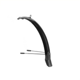 Front fender 28 Lampo 58 mm wide - black
