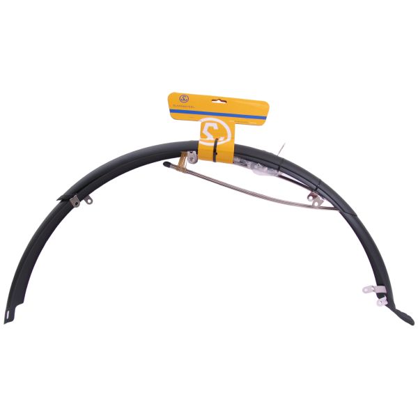 Sunny Wheel plastic mudguard set 28 inch matt black 50 mm