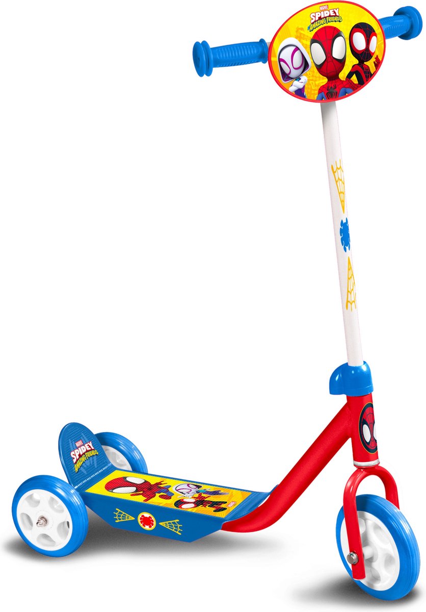 Marvel 3-wheel children's scooter Spidey junior red blue