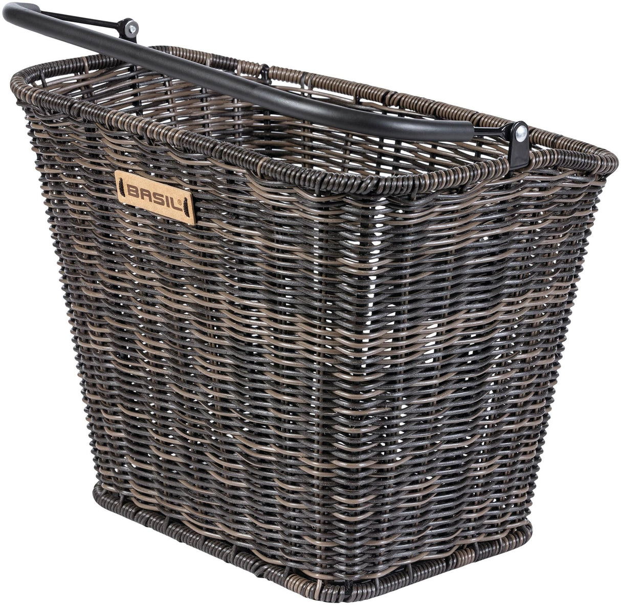 Basil Bremen Rattan Look Kf - Bicycle Basket - Primeiro - Marrom escuro