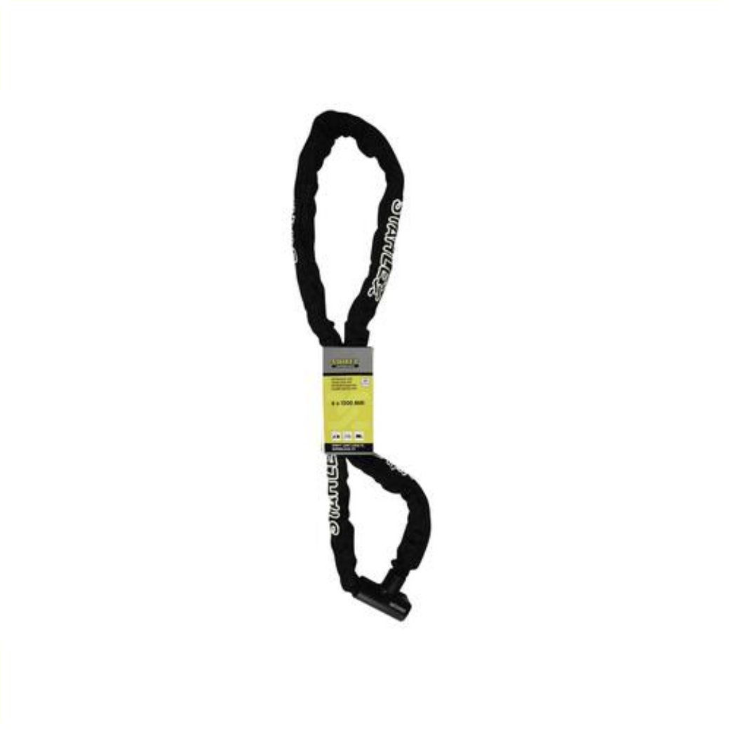 Cadeado de corrente Stahlex 995 preto, 6x1500 mm