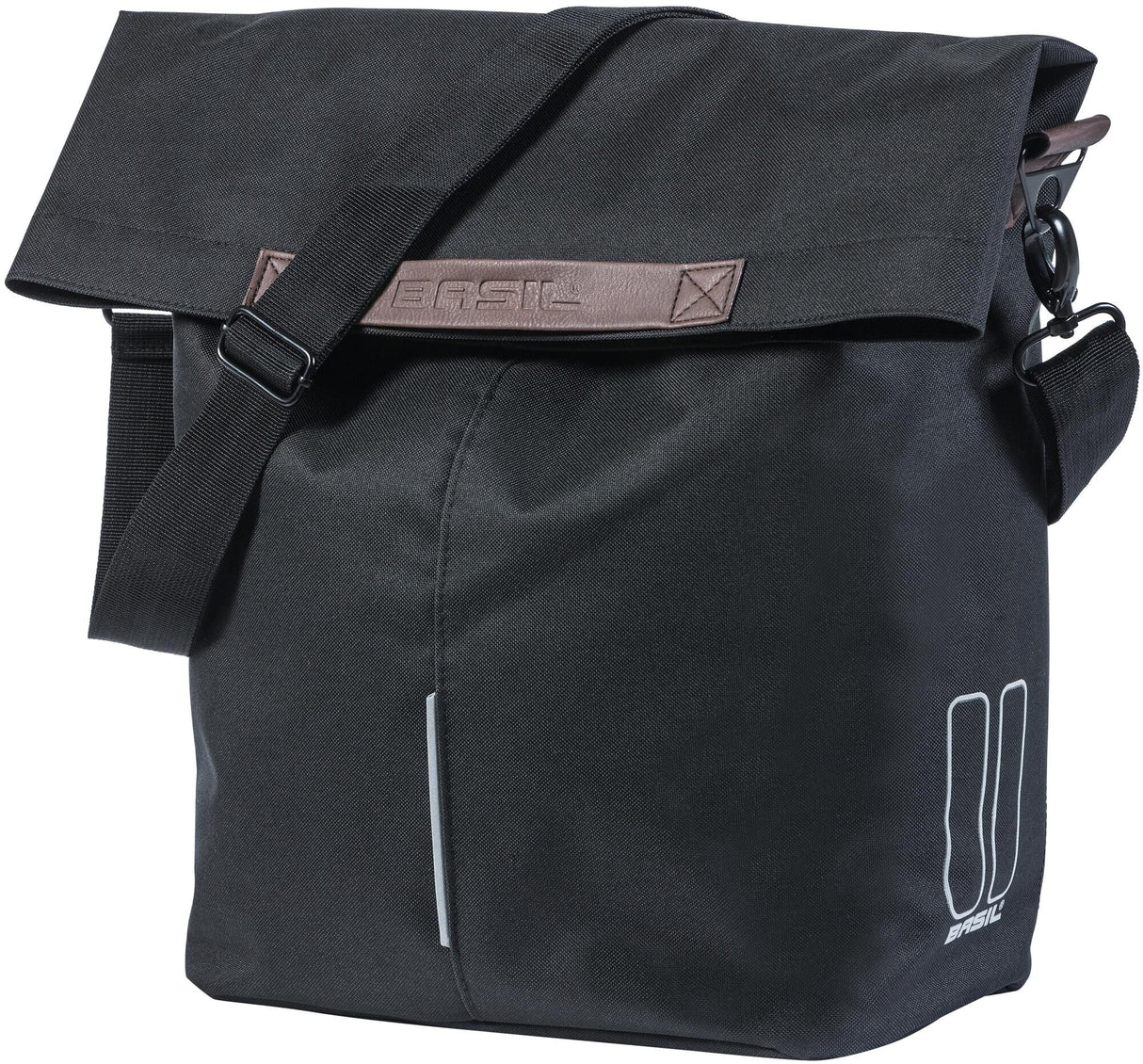 Basil City Shopper - Bicycle shopper Black 14-16L