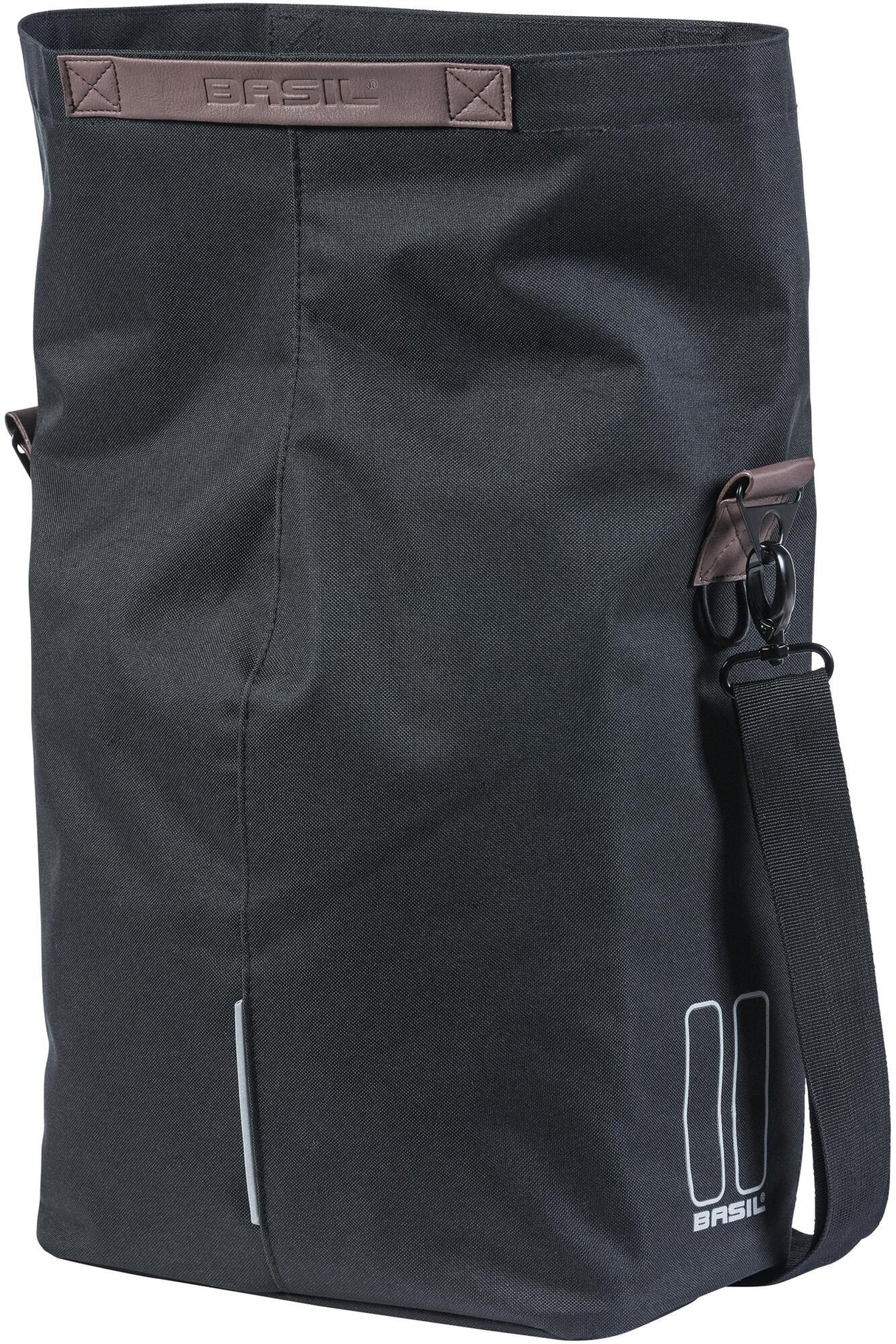Basil City Shopper - Bicycle shopper Black 14-16L