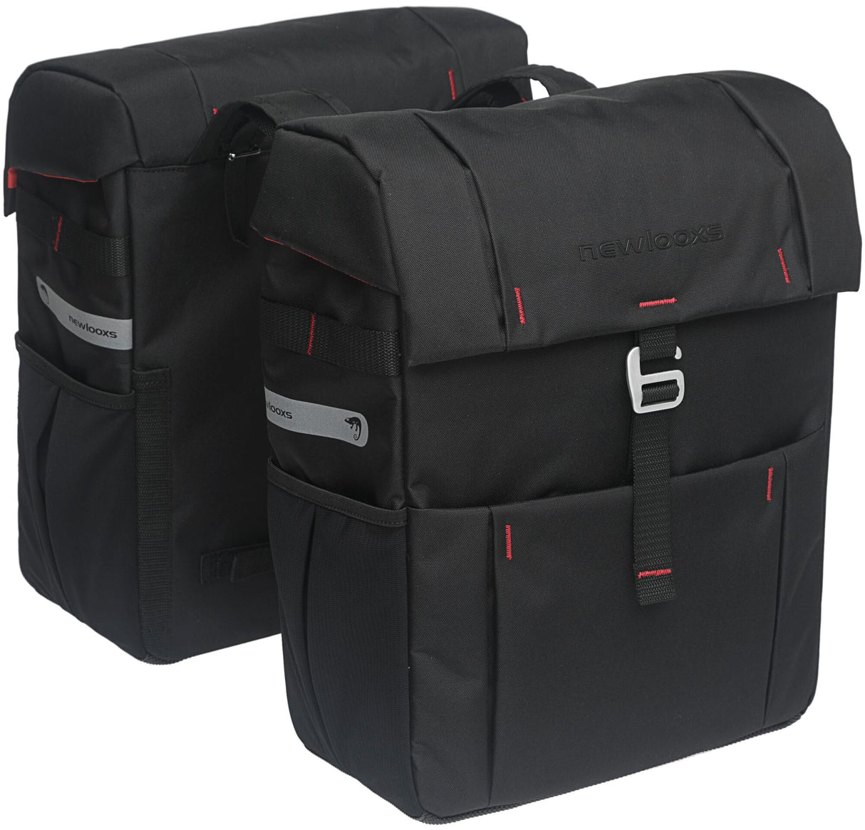 New Looxs Vigo Double Mik Bicycle Bag - Black