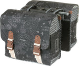 Basil Bohème Double Bicycle Bag Green 35L