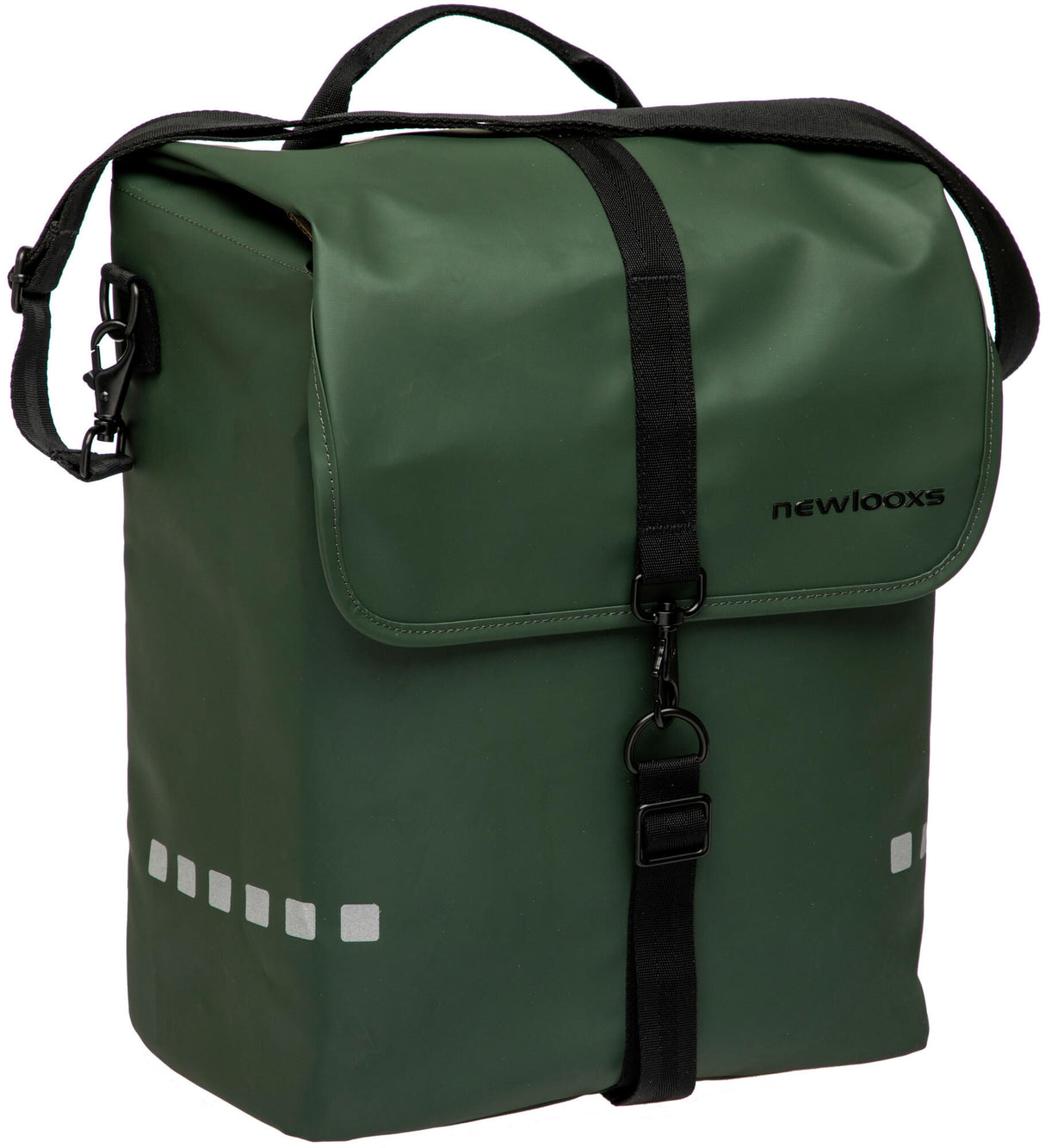 Odense single bicycle bag - Water -repellent - 17.5L - Black Green