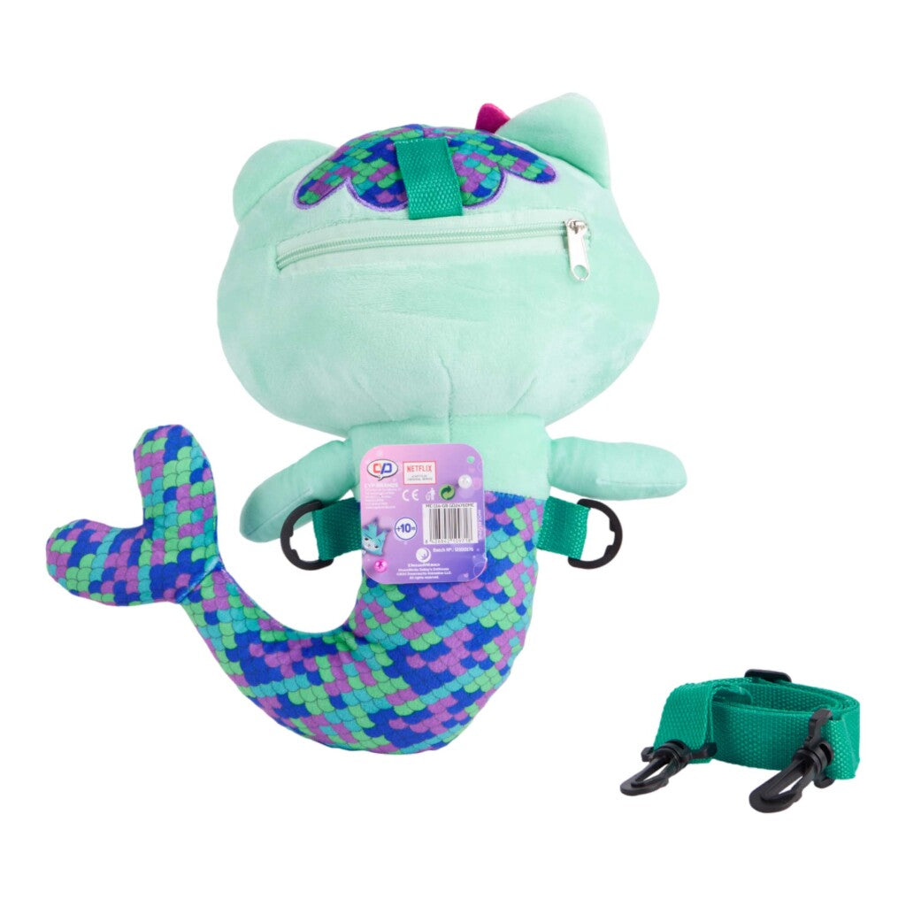 Canenco gabbys dollhouse 3d backpack plush mercat