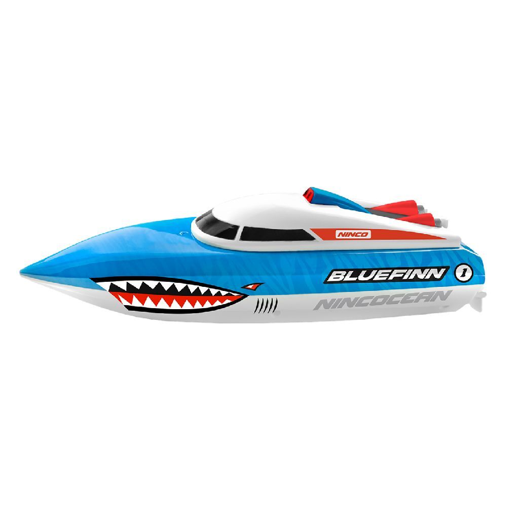 Ninco rc cean bluefinn boat 24x9x8 cm blue