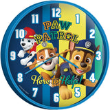 Paw patrol wall clock 25 cm blue