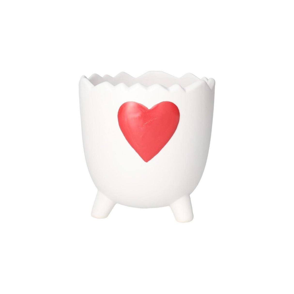 Flower pot Romeo white 12.5x12.5x12.5 cm