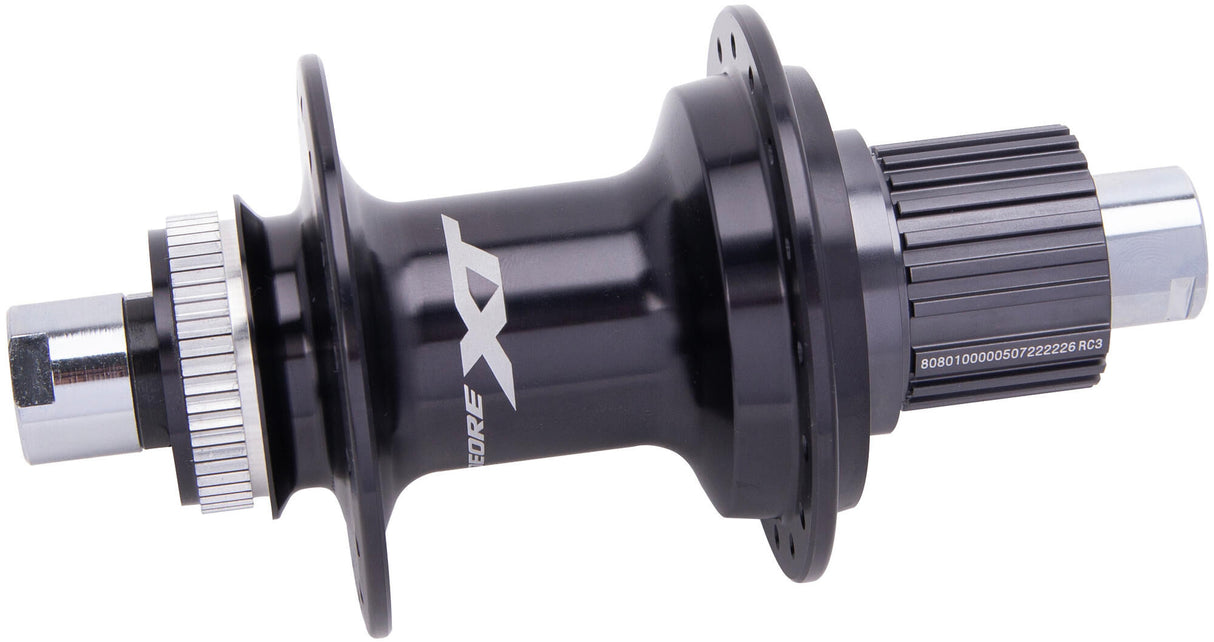 Shimano cassette achternaaf deore xt fh-m8110 8130 shim.r.hub deore xthm8010 32h 142mm axle cl 12sp bl