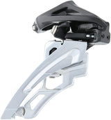 Shimano Voorkereilleur 3 x 10 greičių „DeOore FC-M6000“ šoninis sūpynės aukštas spaustukas 40-42T juoda spalva