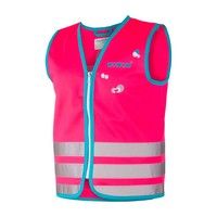 Wowow reflective vest kids crazy monster size s pink