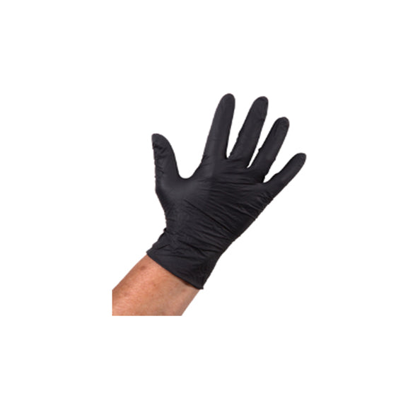 Guanto comfort nitrile nero senza polvere m (100 pezzi)