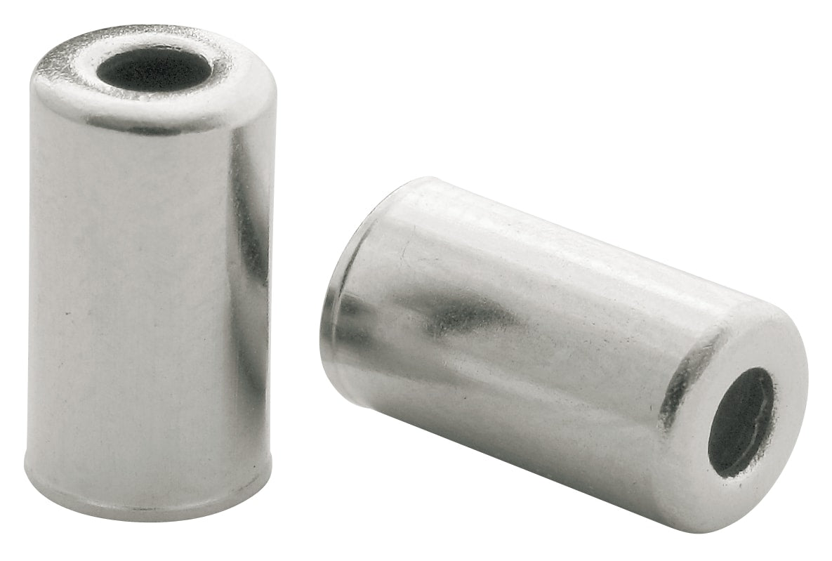 Cappelli per cavi in ottone 5 mm d'argento 200 pezzi