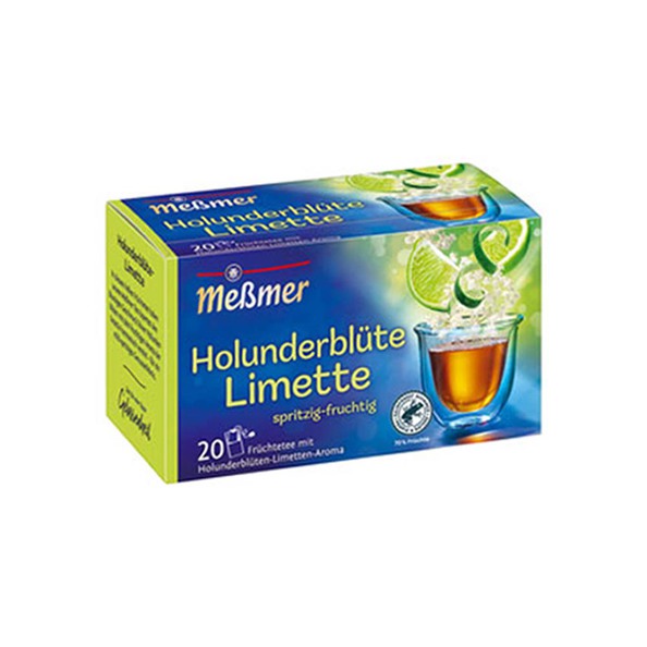 Messmer holunderblute limette 20x 2,50gr (10 stycken)
