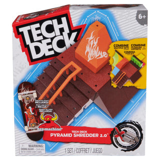 Tech deck x-connect pyramid shredder 2.0 playset | 2 stuks
