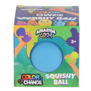 Erstaunlech cool Fidget squishy Faarf änneren Ball 6,5 cm assortéiert | 12 Stéck