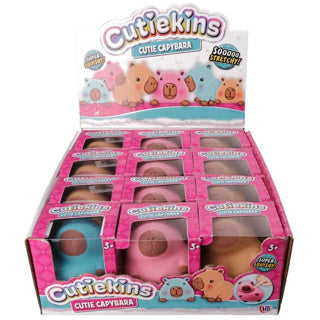Capibara knijpfiguur cutie 3 assorti