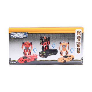 Cilgro Robot Roboforces 3 Transformer Robots 10 cm tall