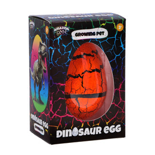 Amazing cool dino groei ei 11 cm kleur assorti