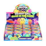 Neverjeten hladen squishy Bal sijaj v temnem asortijskem barvah