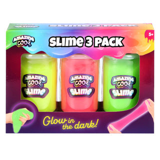 Amazing cool glow in the dark slime 3 pack
