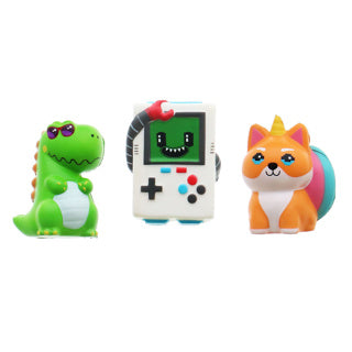 Amazing cool squishy friends 3 assorti